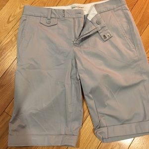 Grey cropped Banana Republic Bermuda shorts